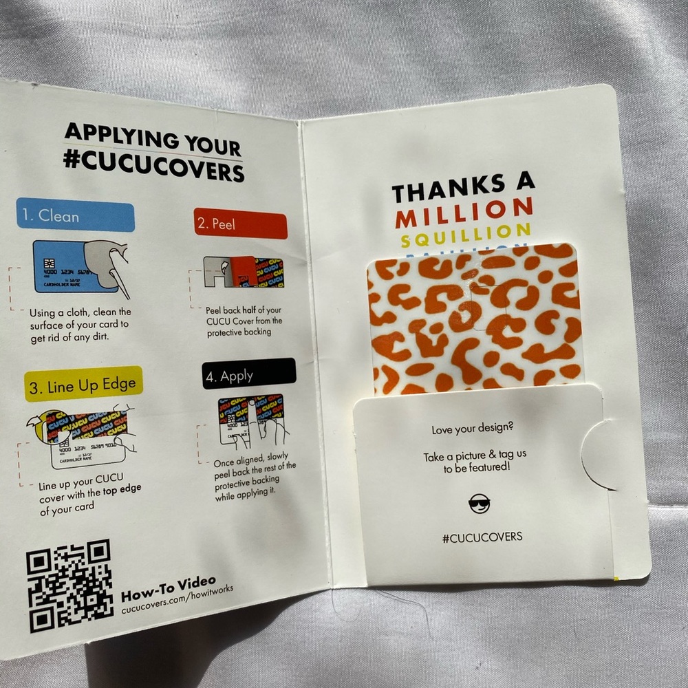 CuCu Covers Small Chip Card Cover